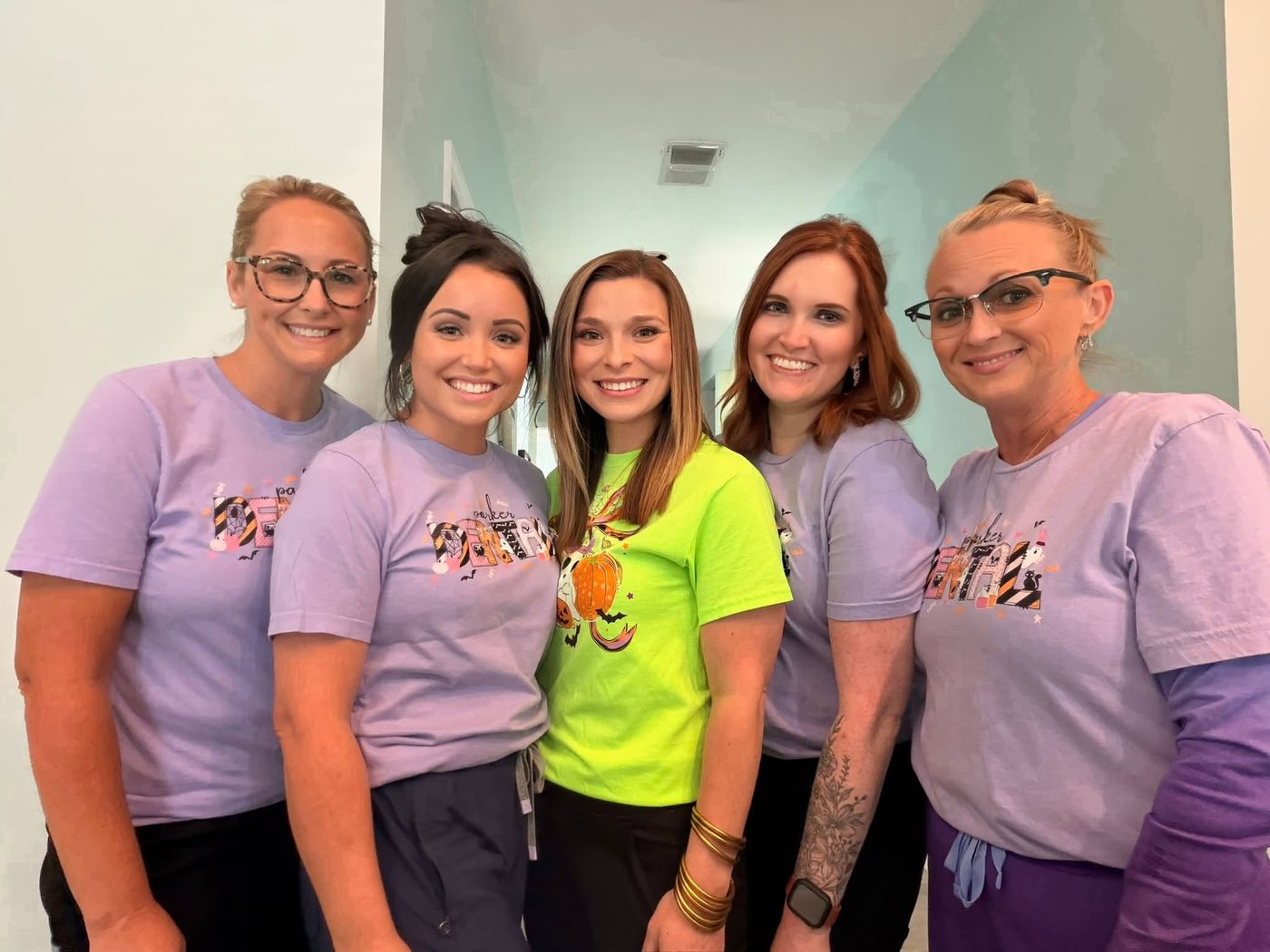 The Parker Dental team in the office